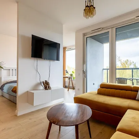 Nowoczesny Apartament Nad Motlawa Chlebova - Silownia I Bawialnia Gratis Apartamento